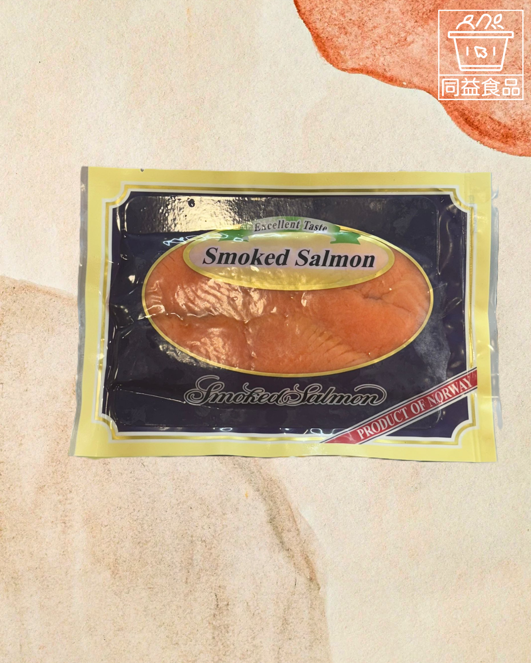 Norwegian smoked salmon slices