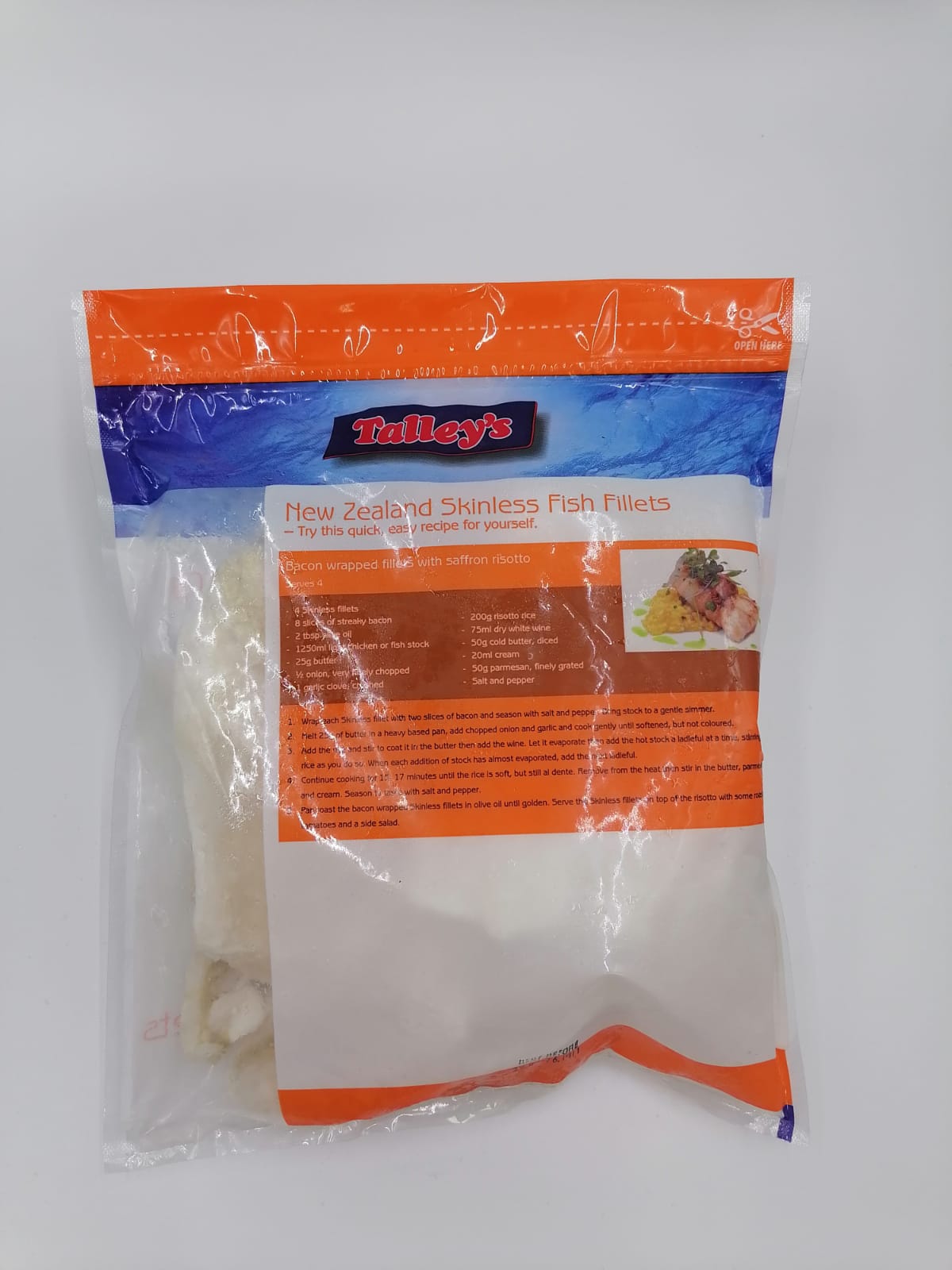 New Zealand skinless cod fillet