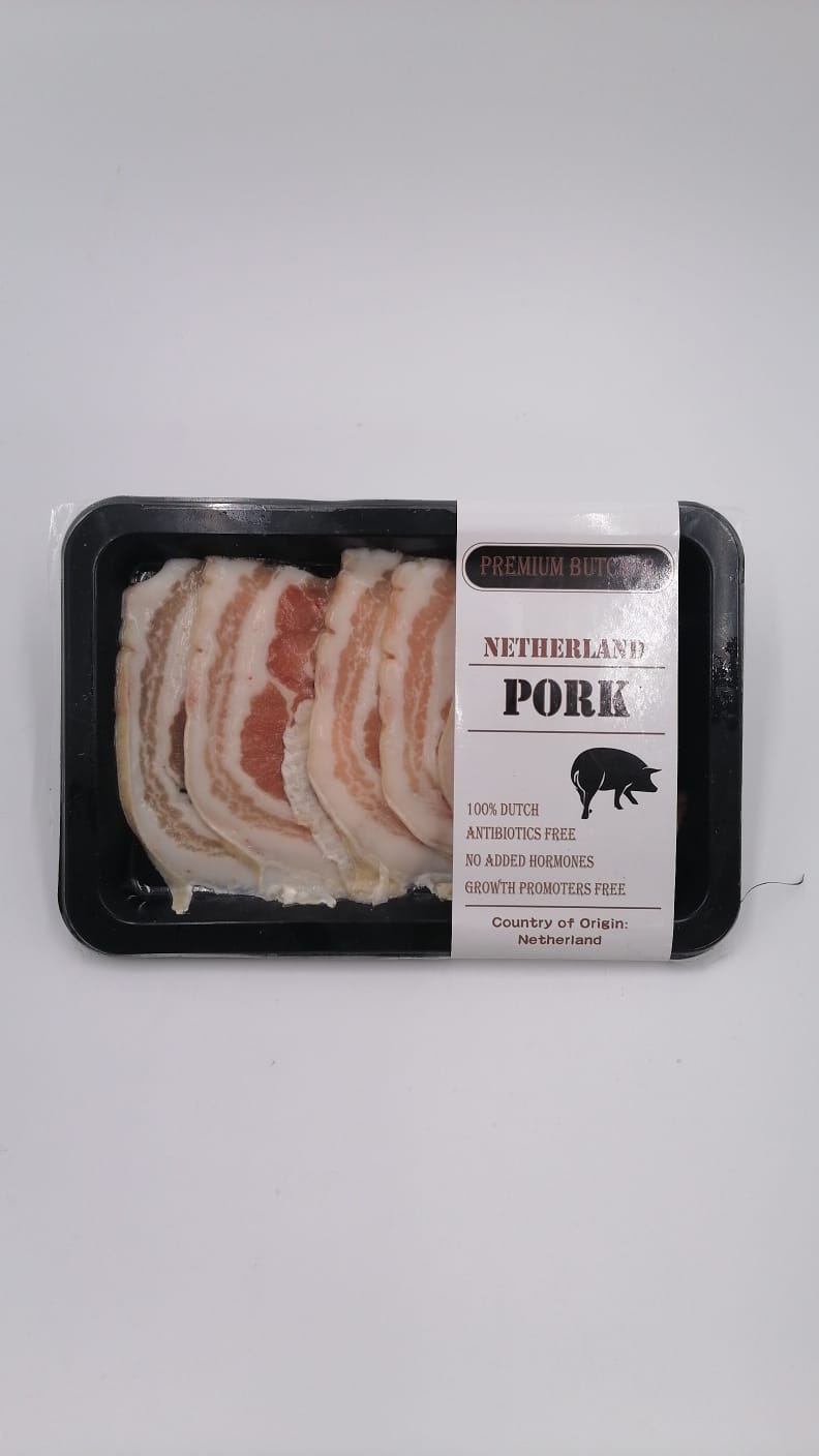 Korean pork belly slices