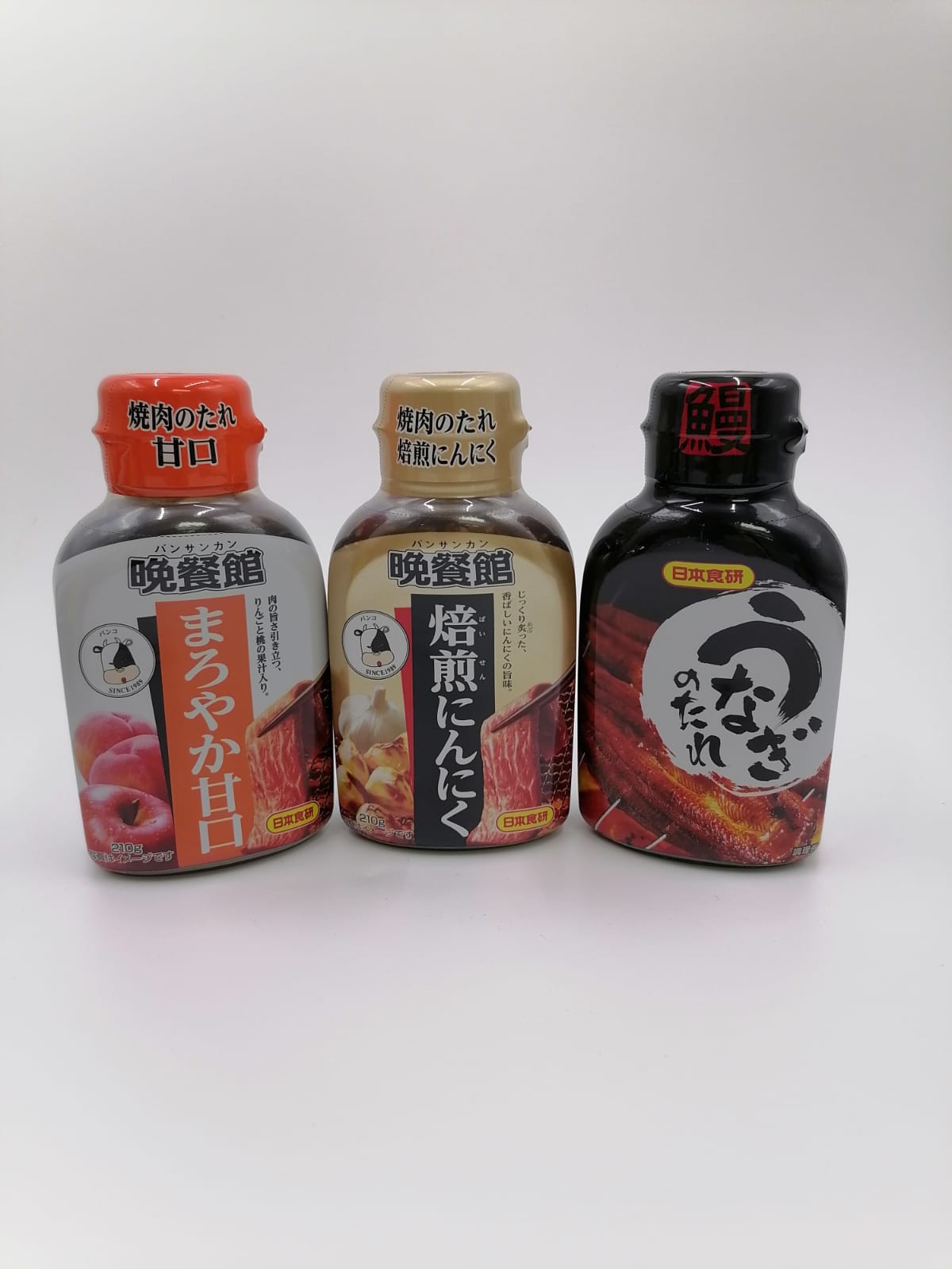 Japanese dinner restaurant garlic grilled meat sauce