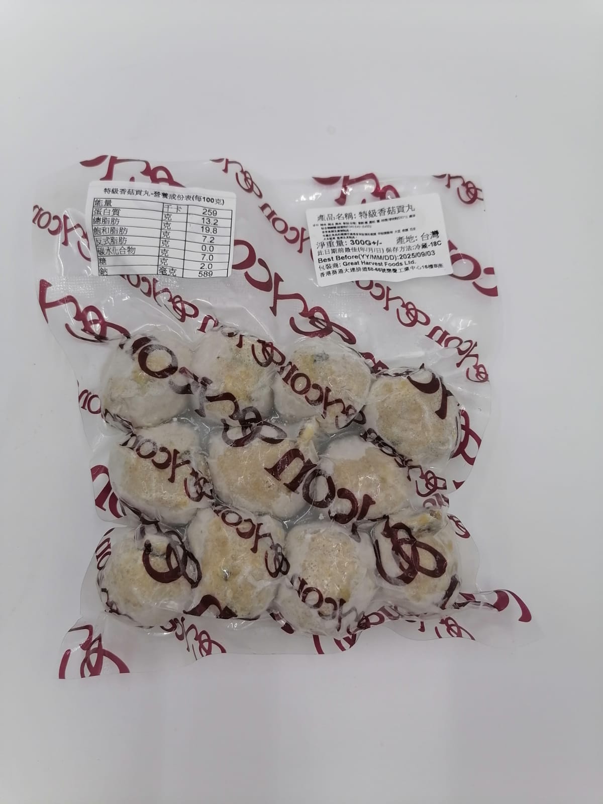 Taiwanese Mushroom Meatballs