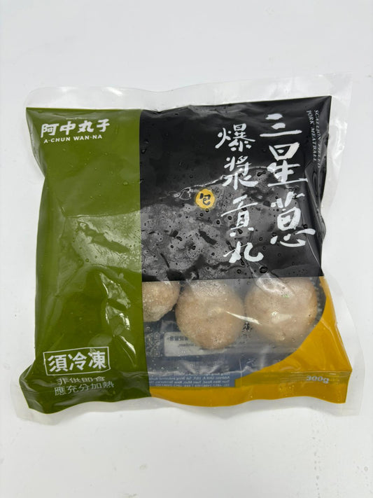 台灣阿中丸子三星蔥爆漿貢丸